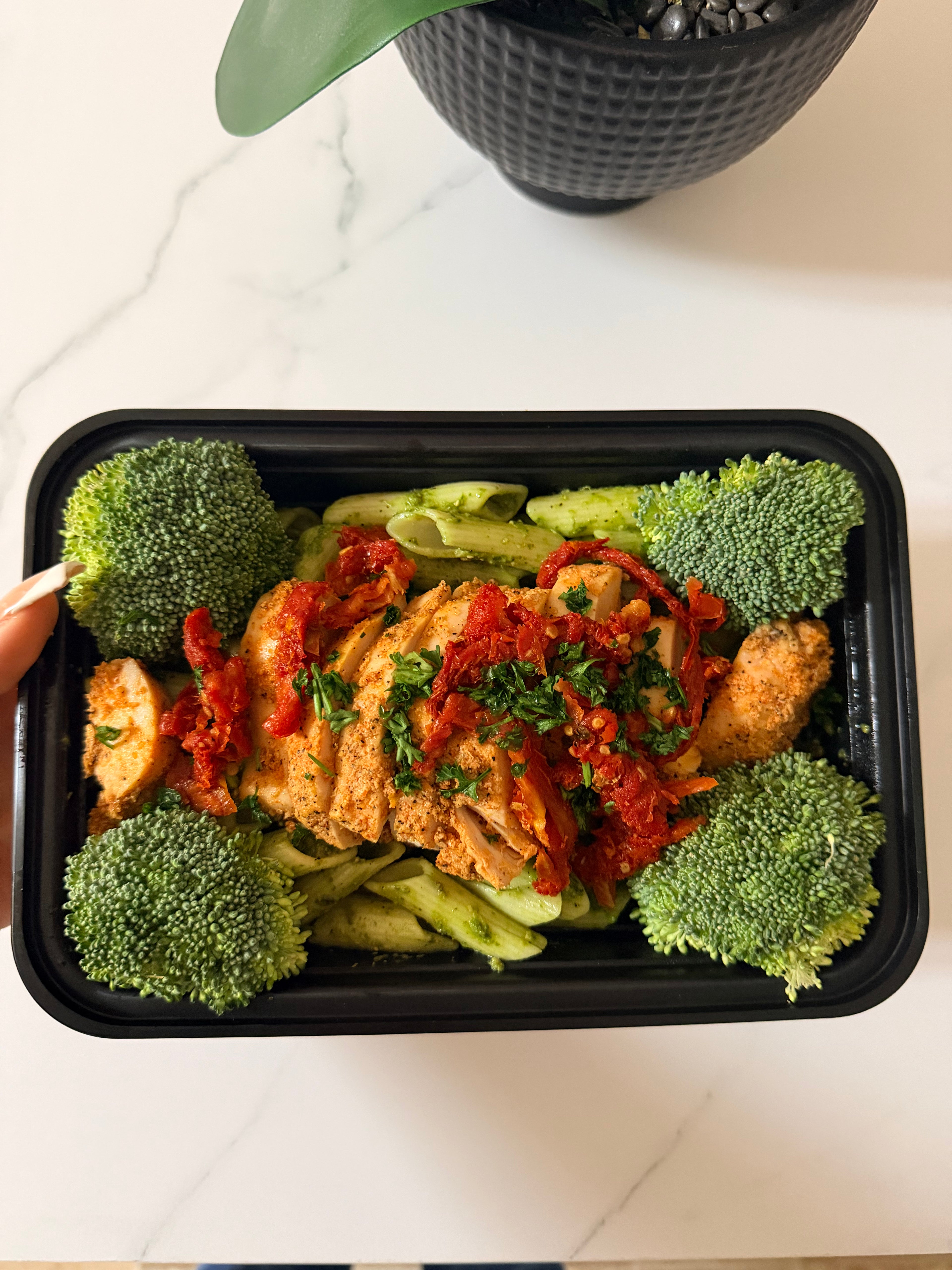 Chicken Pesto Penne Pasta