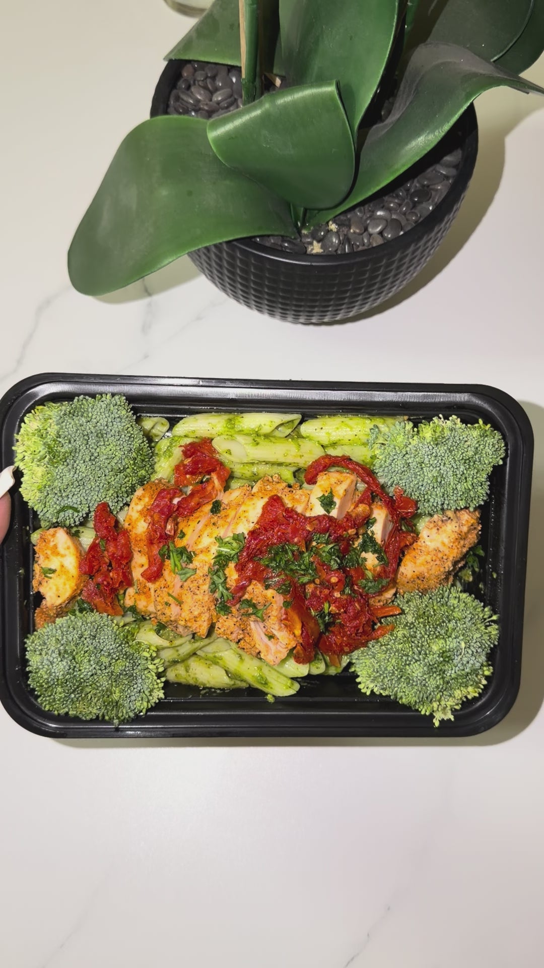 Chicken Pesto Penne Pasta